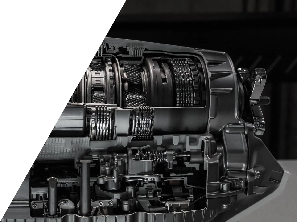 Cutaway of an automatic transmission